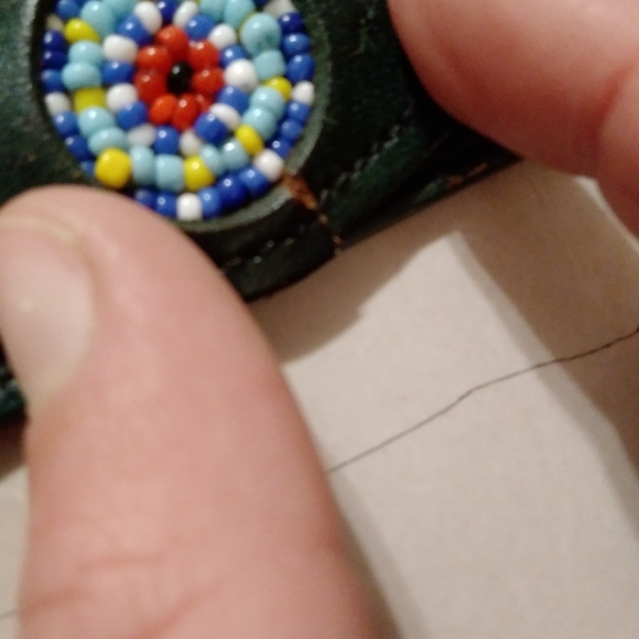 Silver Creek beaded belt VTG - Picture 7 of 12